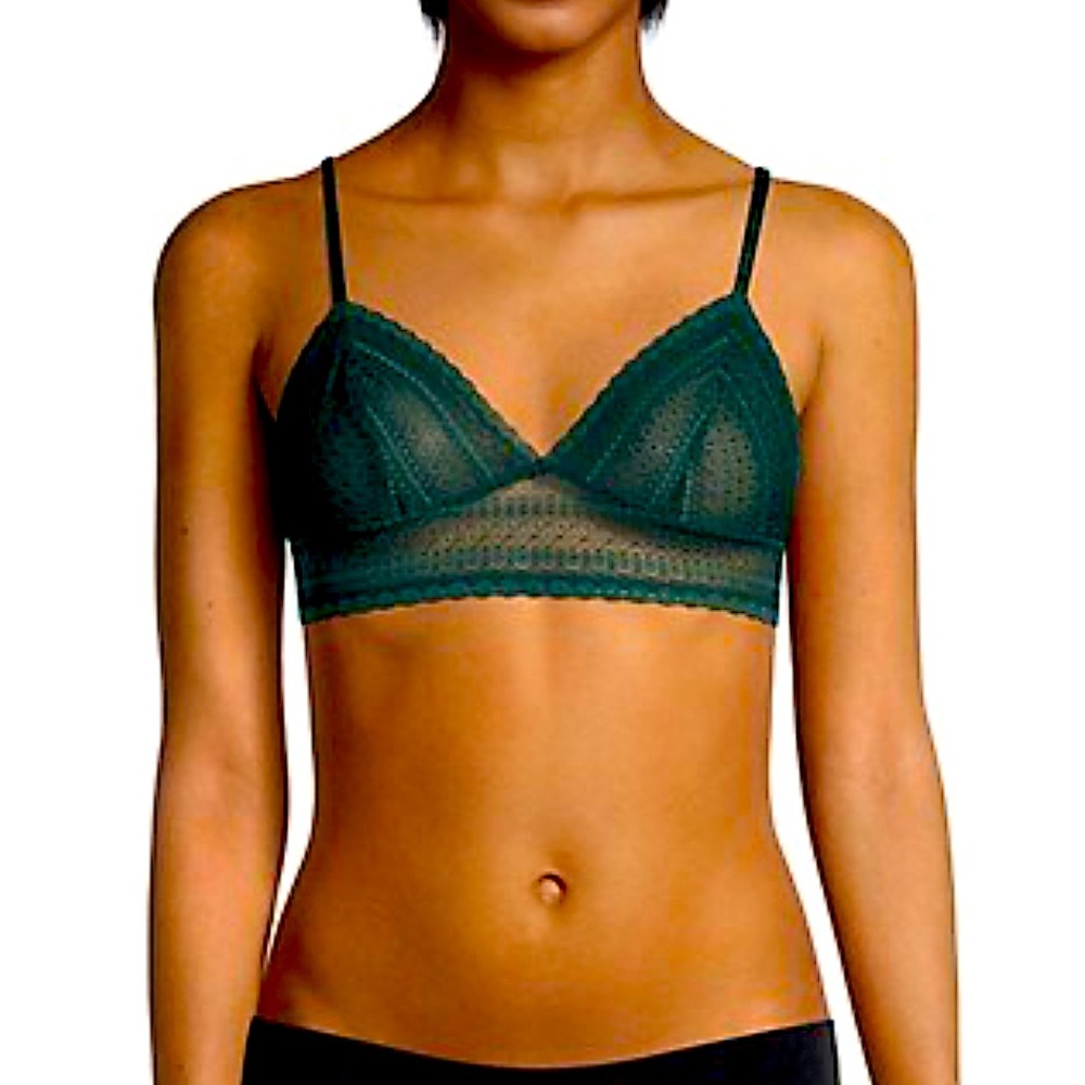 DKNY Bralette NWT XL Jade green